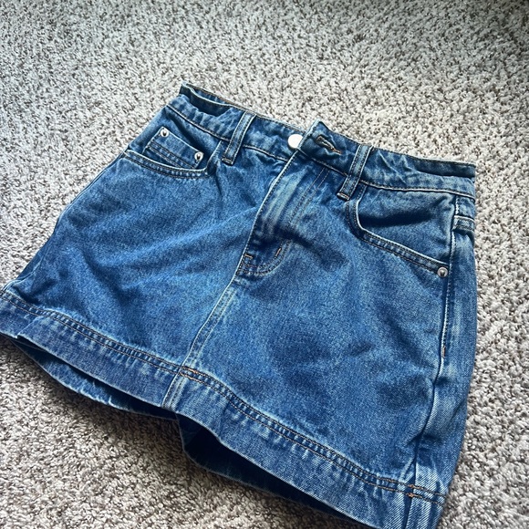 Princess Polly Blue Denim Mini Skort - Picture 10 of 10